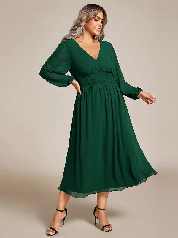 plus-size-flowy-long-sleeves-v-neck-midi-chiffon-wedding-guest-dress-eg01929