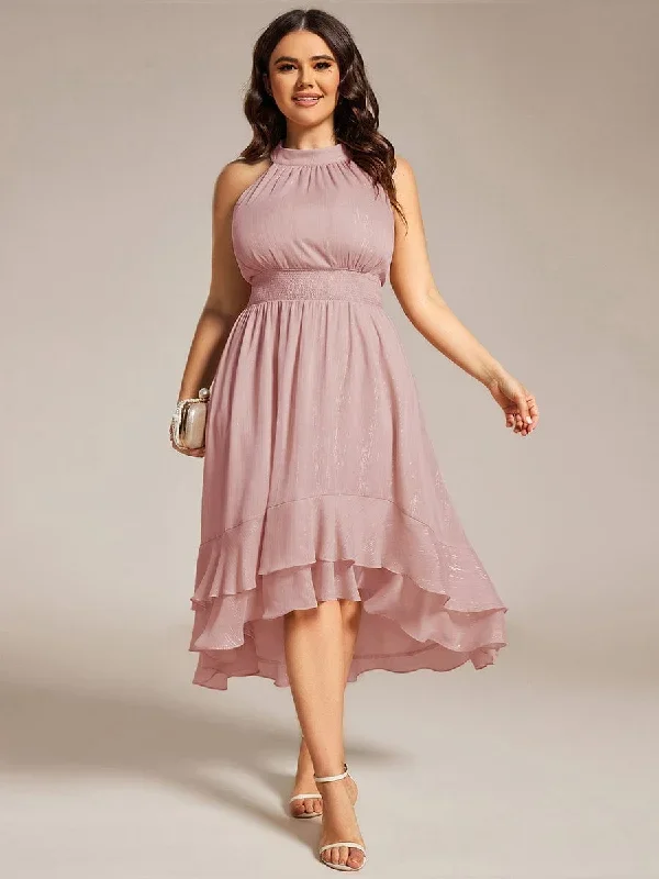 plus-size-glittery-sleeveless-halter-neck-midi-wedding-guest-dress-eg31977