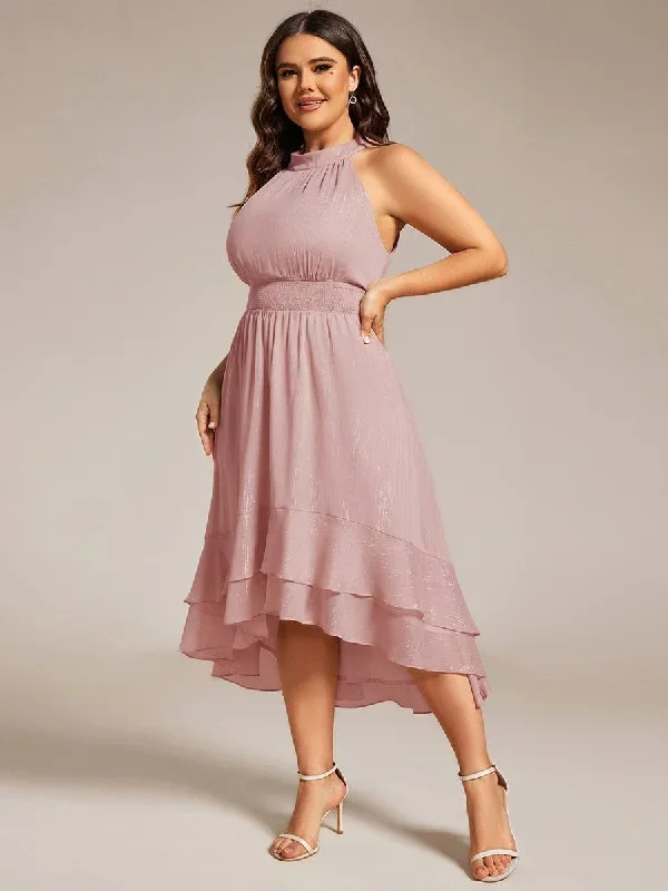 plus-size-glittery-sleeveless-halter-neck-midi-wedding-guest-dress-eg31977