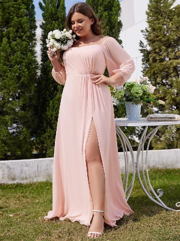 plus-size-high-slit-waist-pleated-bridesmaid-dress-with-long-sleeves-ess0002