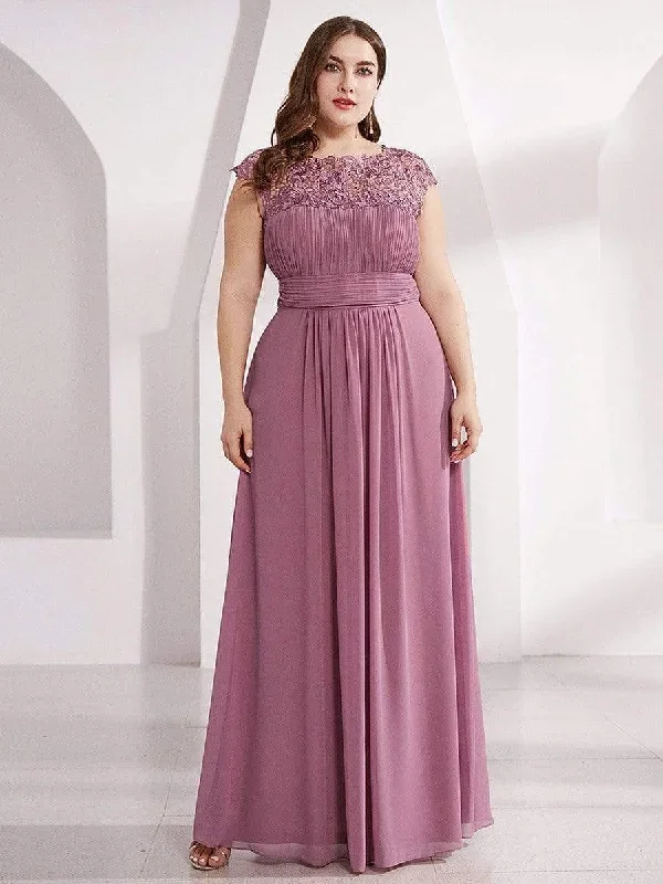 plus-size-lace-cap-sleeve-evening-gown-epp9993