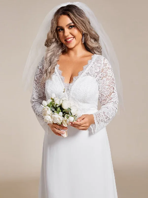 plus-size-lace-long-sleeves-eyelash-edge-bodycon-mermaid-chiffon-wedding-dress-eh01925