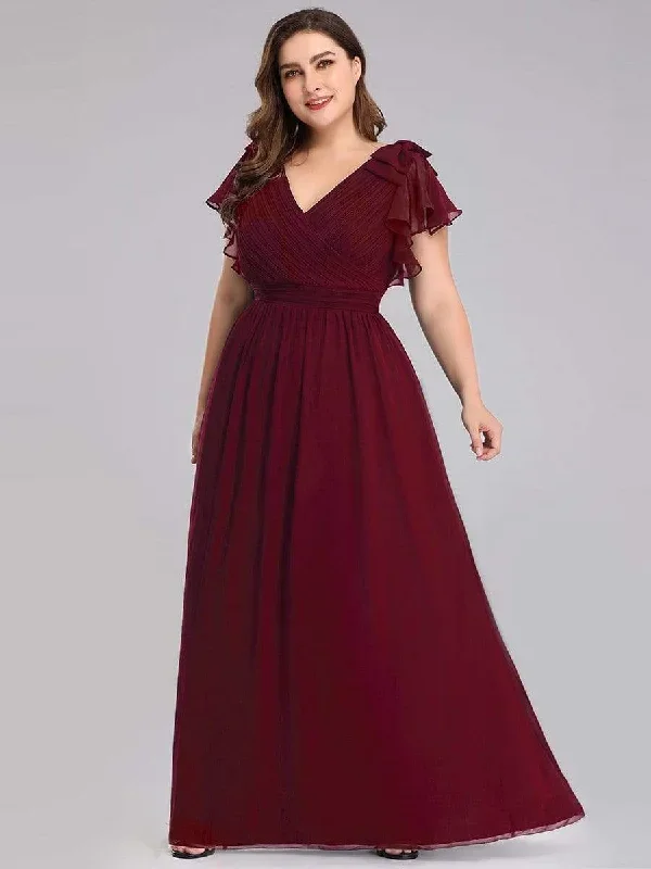 plus-size-ruffles-sleeves-evening-dress-ezp7709