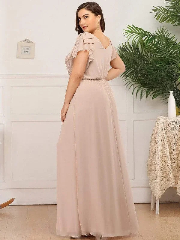 plus-size-ruffles-sleeves-evening-dress-ezp7709