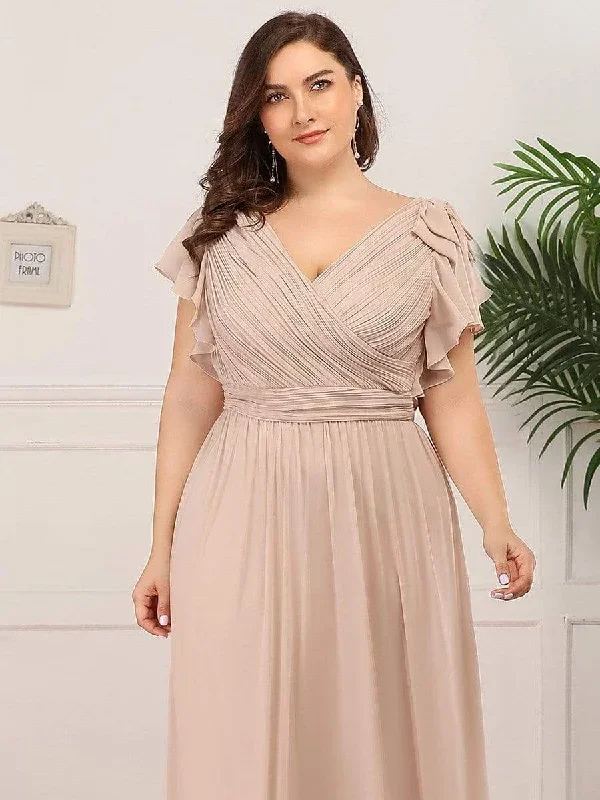 plus-size-ruffles-sleeves-evening-dress-ezp7709