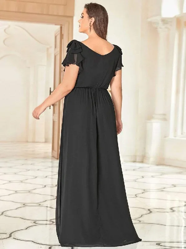 plus-size-ruffles-sleeves-evening-dress-ezp7709