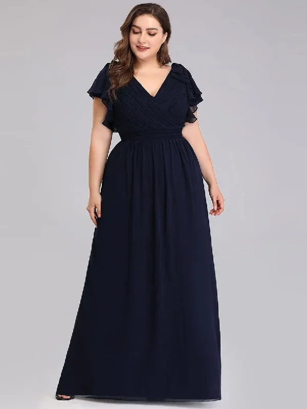 plus-size-ruffles-sleeves-evening-dress-ezp7709