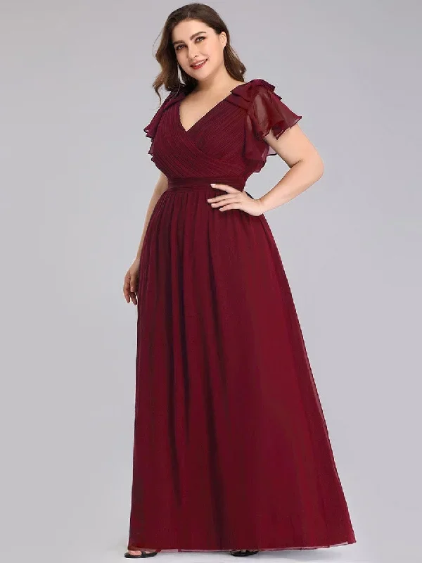 plus-size-ruffles-sleeves-evening-dress-ezp7709