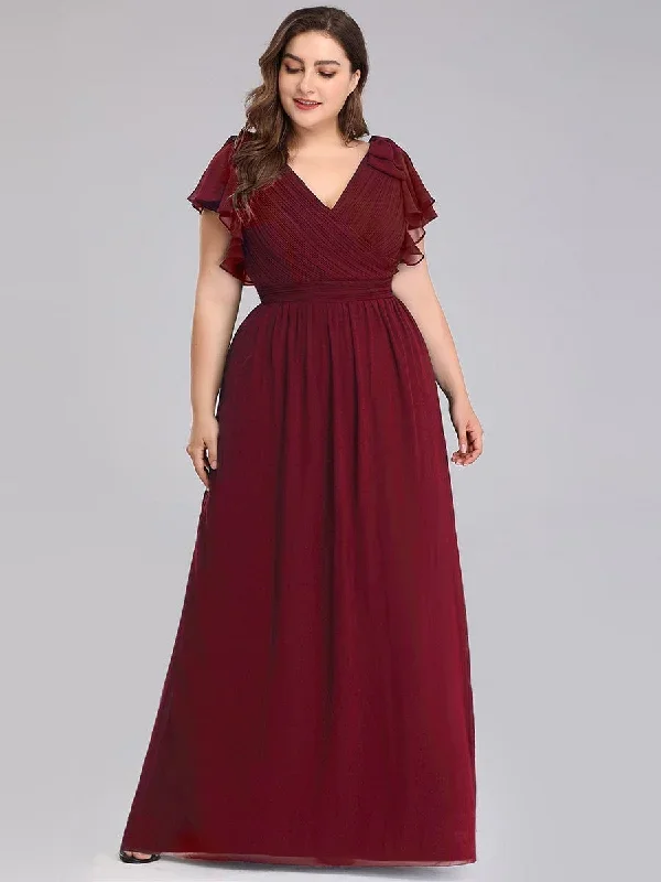 plus-size-ruffles-sleeves-evening-dress-ezp7709