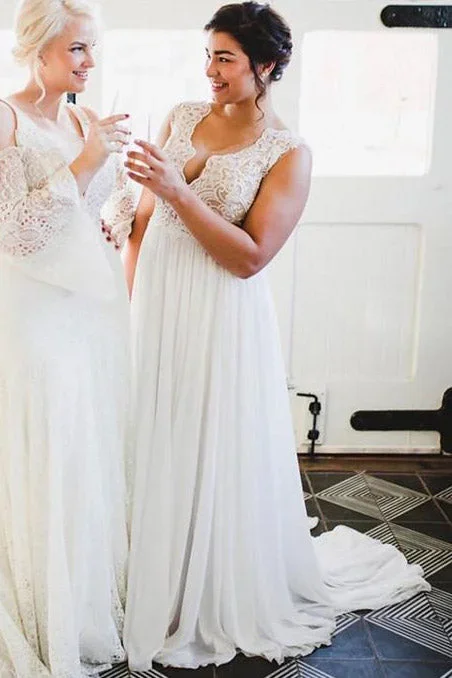 plus-size-v-neck-long-wedding-dress