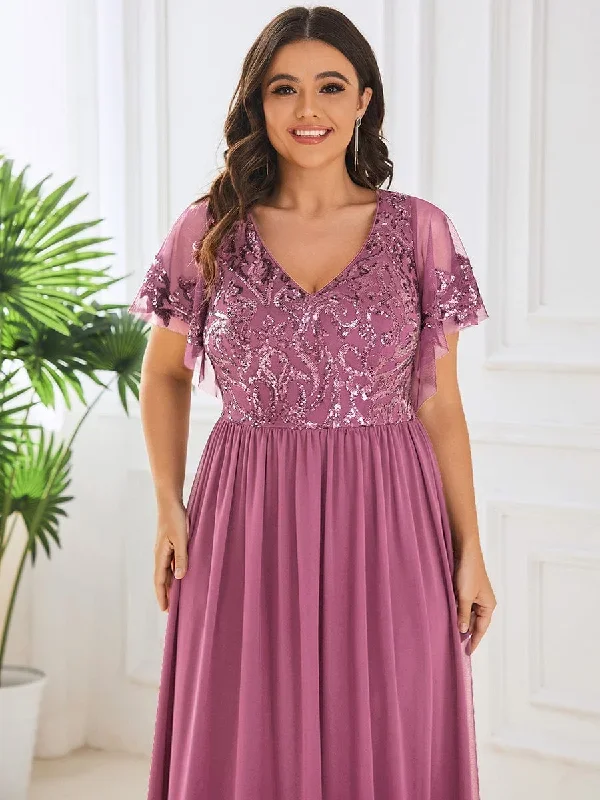 plus-size-v-neck-short-sleeve-sequin-bodice-mother-of-the-bride-dress-em01583