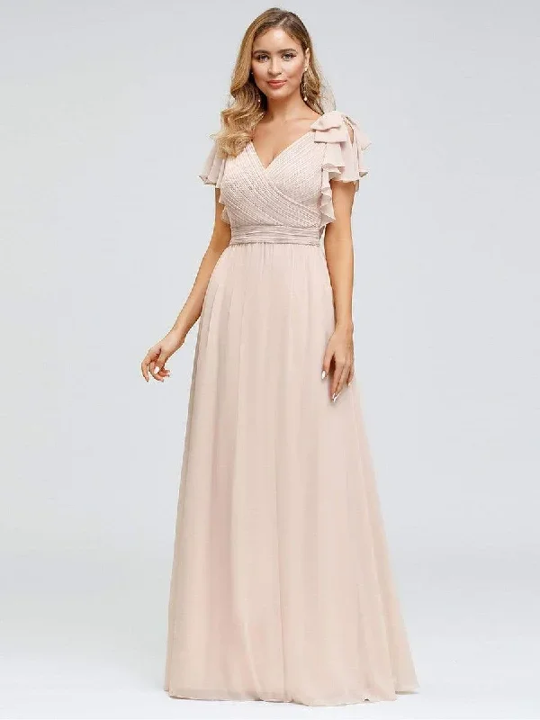 ruffles-sleeves-evening-dress-ez07709