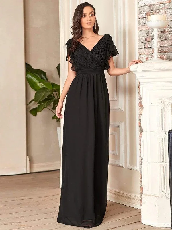 ruffles-sleeves-evening-dress-ez07709