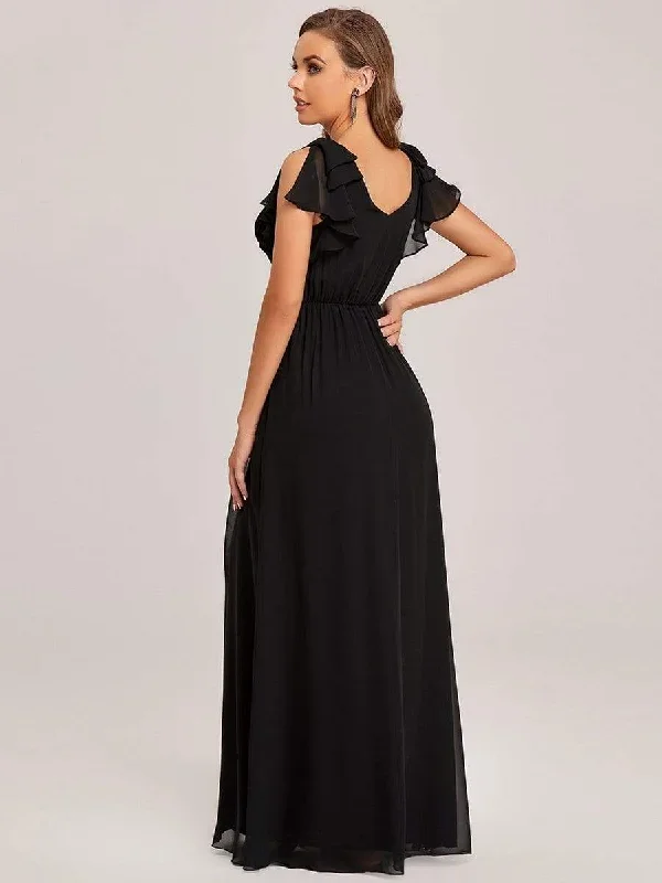 ruffles-sleeves-evening-dress-ez07709