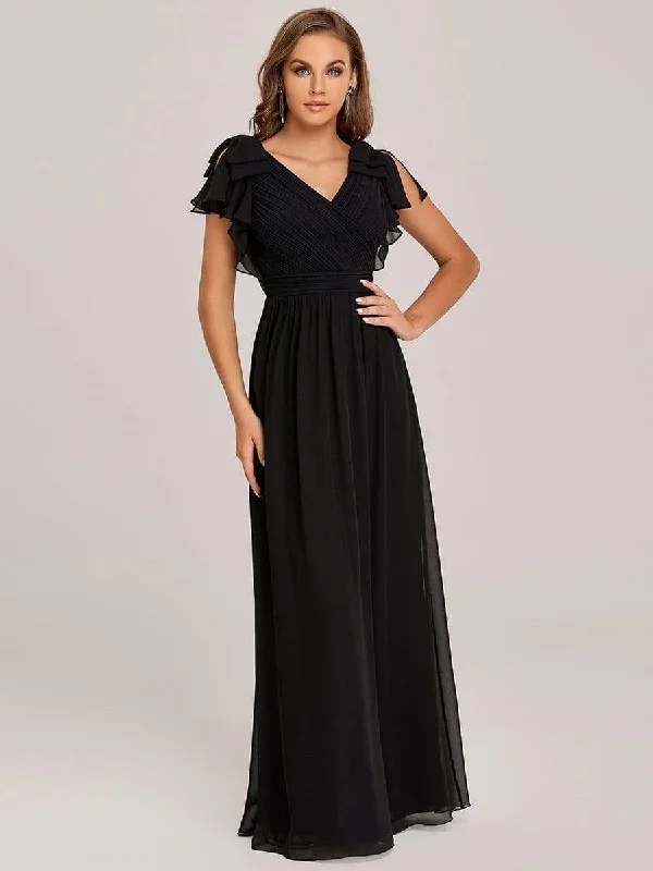 ruffles-sleeves-evening-dress-ez07709