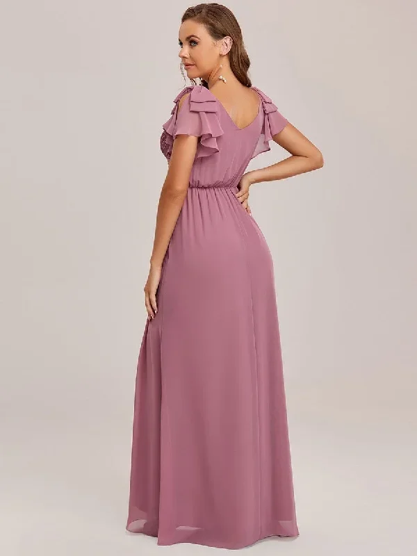 ruffles-sleeves-evening-dress-ez07709