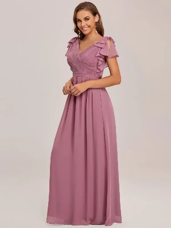 ruffles-sleeves-evening-dress-ez07709