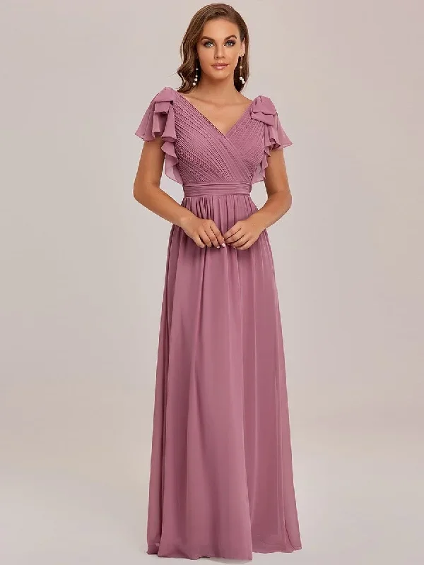 ruffles-sleeves-evening-dress-ez07709