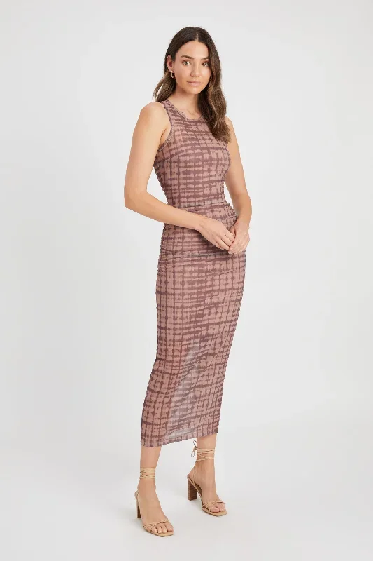 santon-racer-midi-dress-chocolate-brown