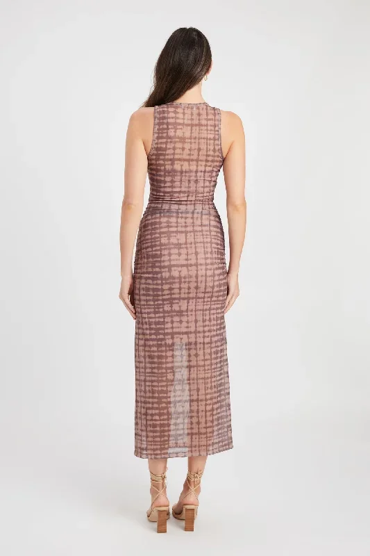 santon-racer-midi-dress-chocolate-brown