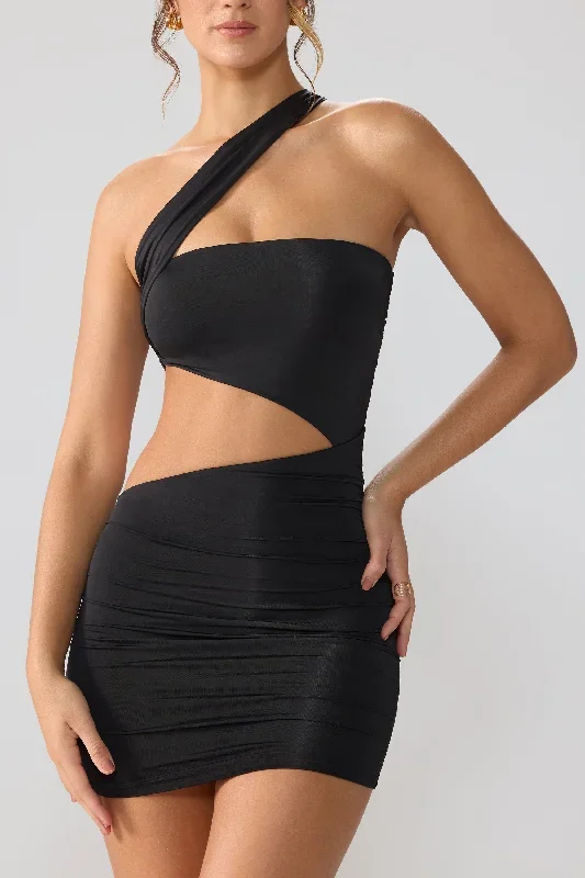 shyla-ruched-cut-out-mini-dress-black