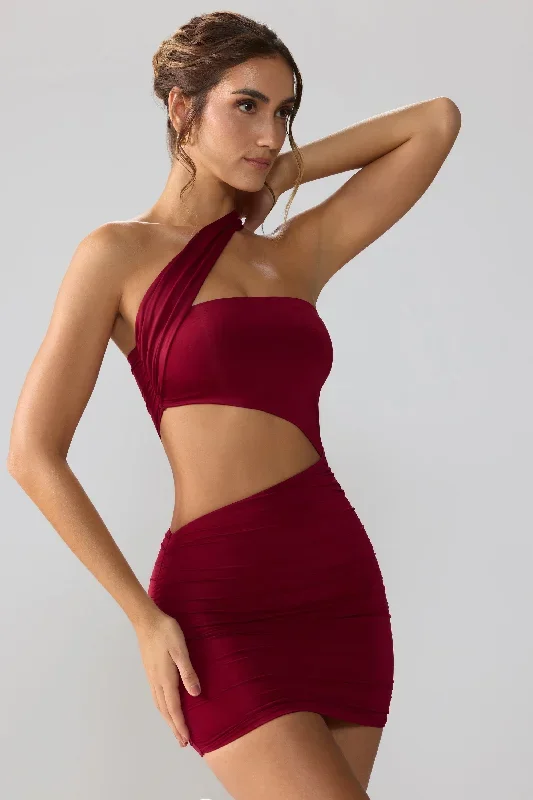 shyla-ruched-cut-out-mini-dress-ruby