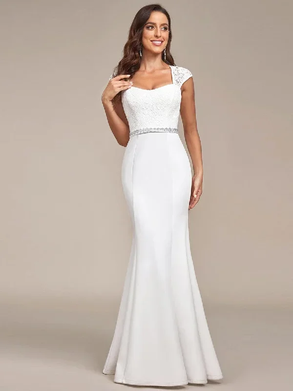 simple-cap-sleeve-sweetheart-mermaid-style-wedding-dress-eh00218