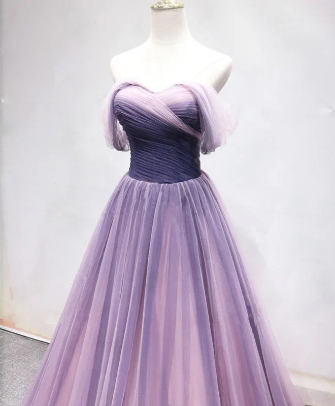 simple-sweetheart-tulle-purple-long-prom-dress-bridesmaid-dress