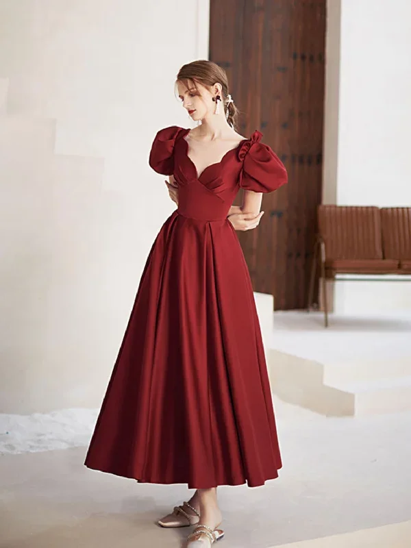 simple-v-neck-burgundy-satin-tea-length-prom-dress-burgundy-evening-dress