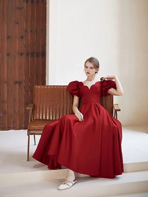 simple-v-neck-burgundy-satin-tea-length-prom-dress-burgundy-evening-dress