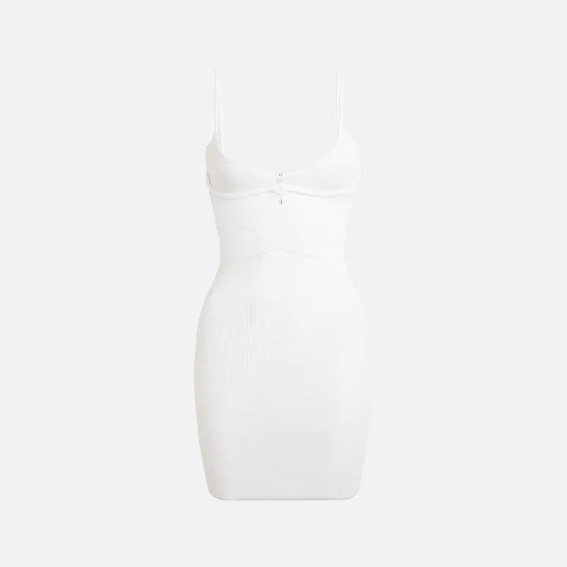 Sami Miro Vintage Double Layer Tank Dress - White