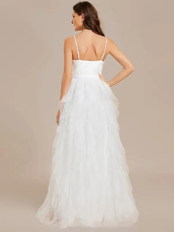 sparkling-v-neck-spaghetti-straps-tiered-tulle-wedding-dress-eh02019