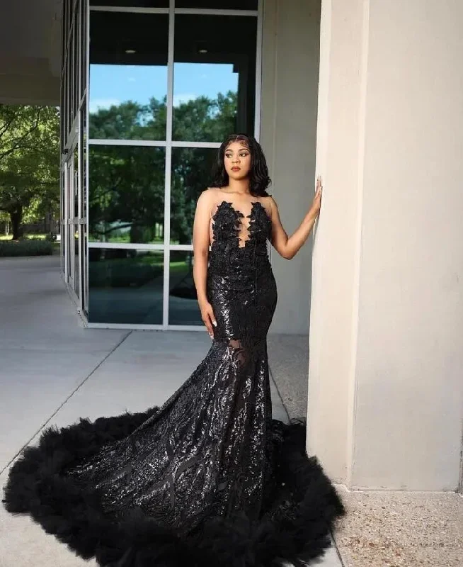 sparkly-african-trumpet-evening-formal-dresses-luxury-diamond-sequins-tassel-ruffles-black-girl-prom-slay-gown-for-women