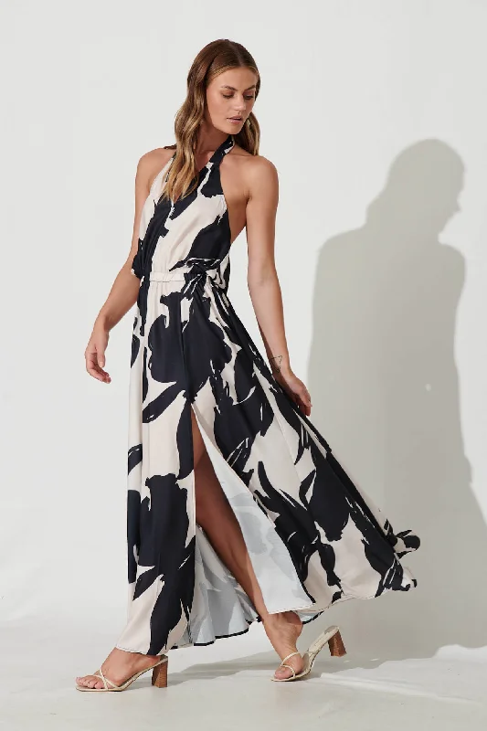 stefania-halter-neck-maxi-dress-in-black-print-linen-blend