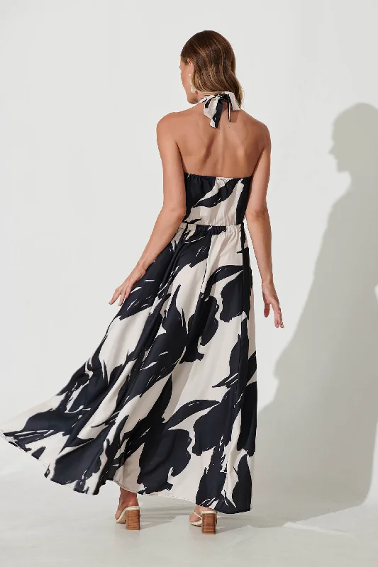 stefania-halter-neck-maxi-dress-in-black-print-linen-blend