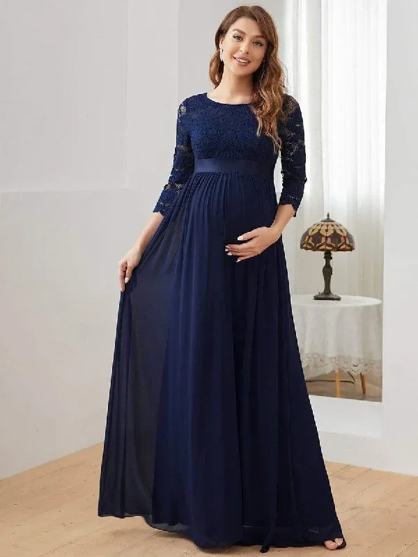 sweetheart-3-4-sleeve-floor-length-lace-maternity-dress-ey20797