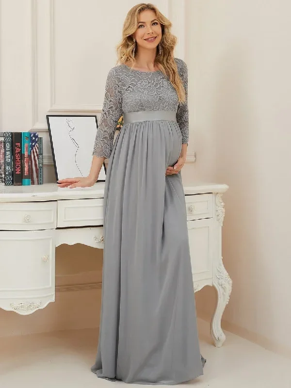 sweetheart-3-4-sleeve-floor-length-lace-maternity-dress-ey20797