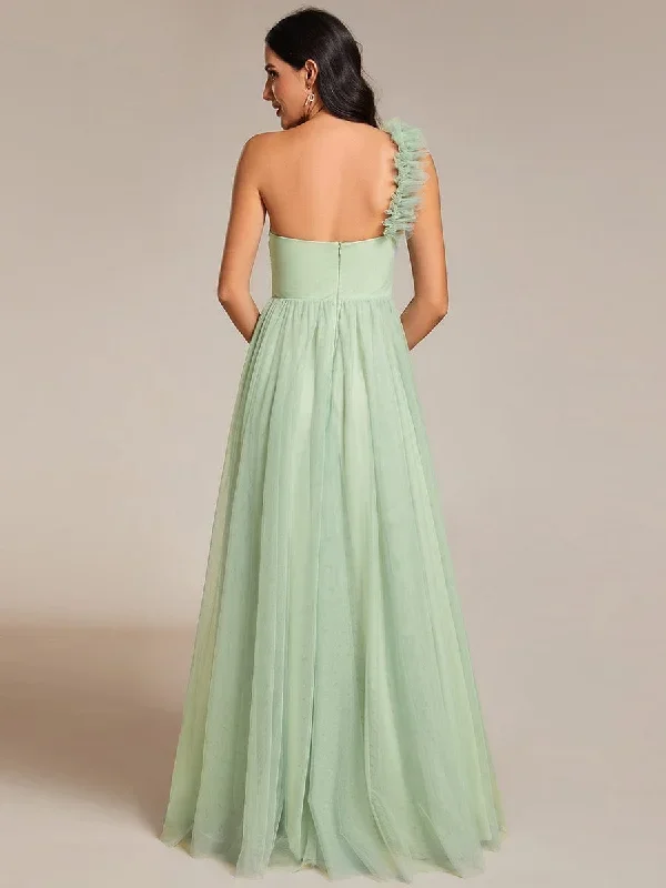 sweetheart-neckline-one-shoulder-with-floral-tulle-high-slit-bridesmaid-dress-es01911