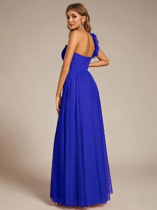 sweetheart-neckline-one-shoulder-with-floral-tulle-high-slit-bridesmaid-dress-es01911