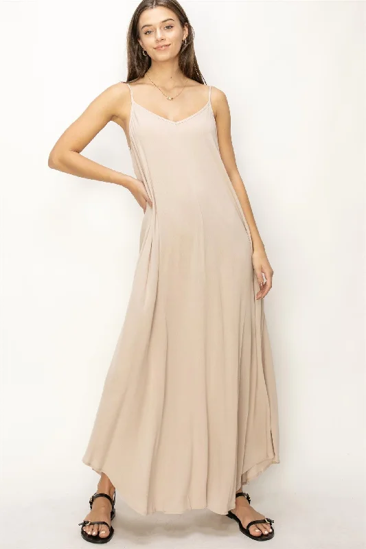 taupe-lightweight-sleeveless-v-neck-maternity-maxi-dress