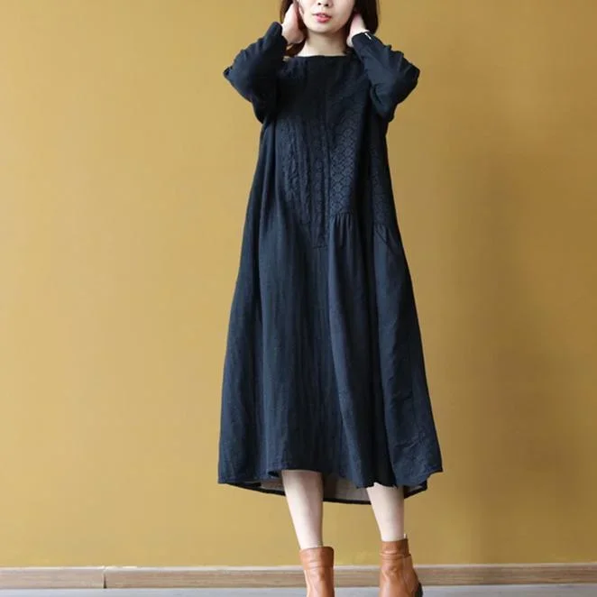 top-quality-black-linen-dress-plus-size-o-neck-cotton-maxi-dress-elegant-hollow-out-caftans