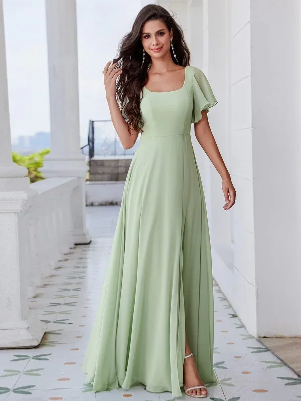 u-neck-and-back-tie-high-slit-bridesmaid-dress-with-ruffle-sleeves-ess0016