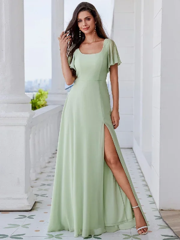 u-neck-and-back-tie-high-slit-bridesmaid-dress-with-ruffle-sleeves-ess0016