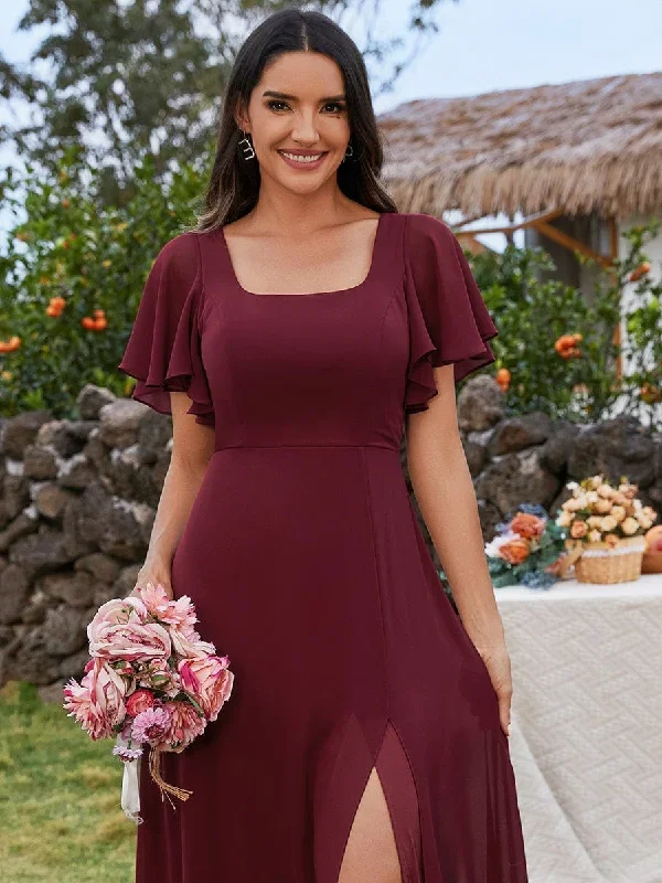 u-neck-and-back-tie-high-slit-bridesmaid-dress-with-ruffle-sleeves-ess0016