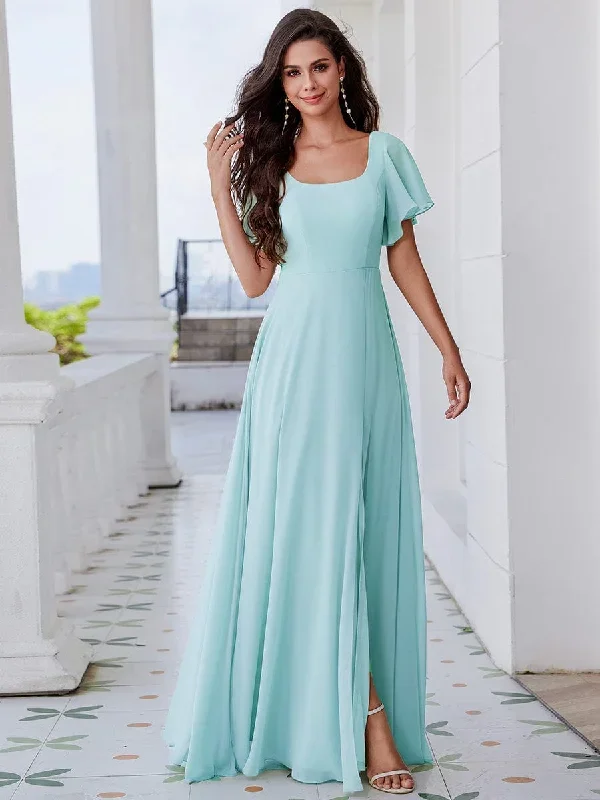 u-neck-and-back-tie-high-slit-bridesmaid-dress-with-ruffle-sleeves-ess0016