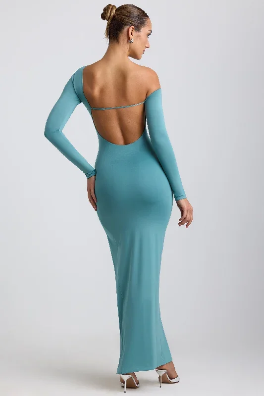 valeda-slinky-jersey-ruched-maxi-dress-sea-green