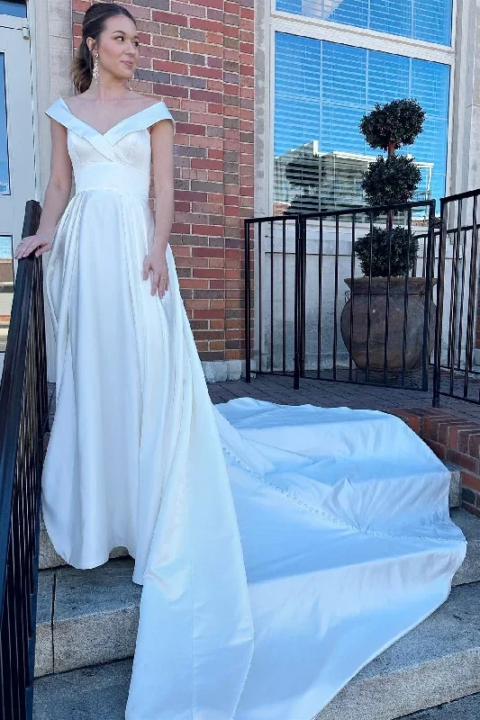 white-portrait-high-waist-a-line-long-wedding-dress