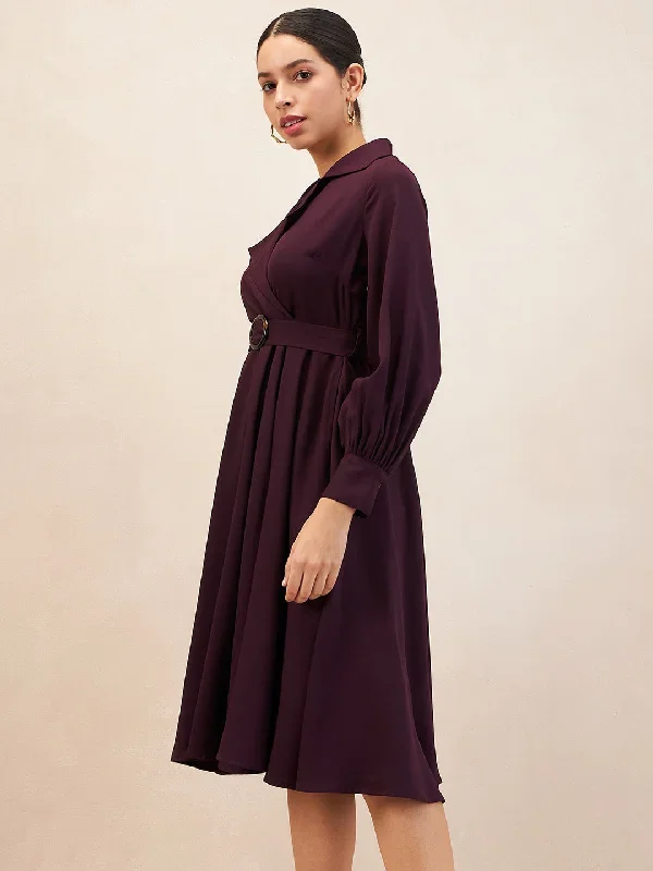 wine-lapel-collar-wrap-midi-dress-ff-4855a