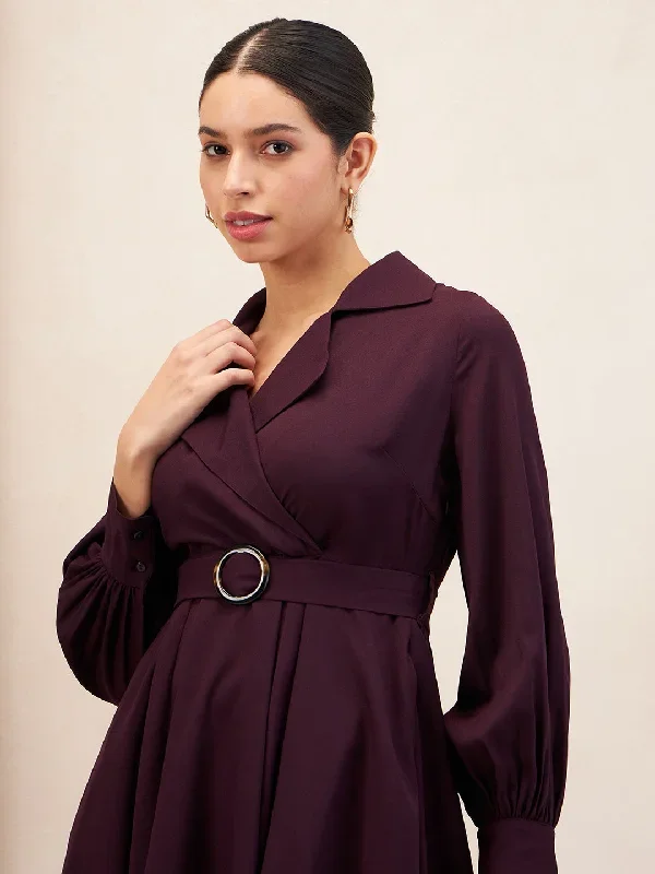 wine-lapel-collar-wrap-midi-dress-ff-4855a