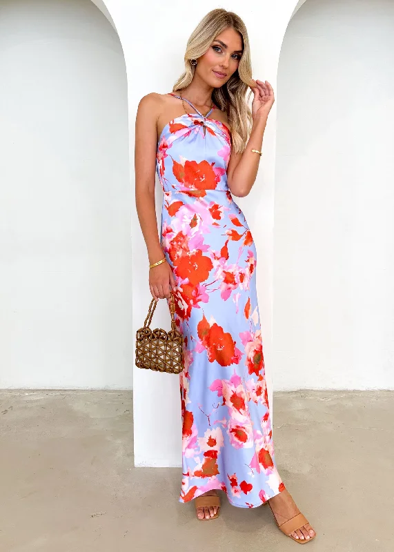 wolcher-halter-maxi-dress-blue-floral